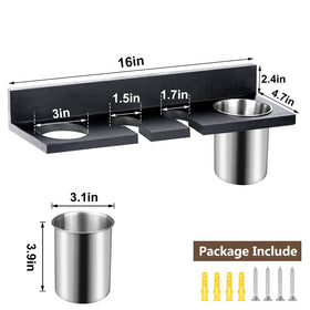 Seashpea space-saving wall mount design frees counter space