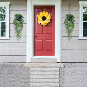 Season 2 Season waterproof-easy-clean artificial greenery resists sun and rain for durable display.