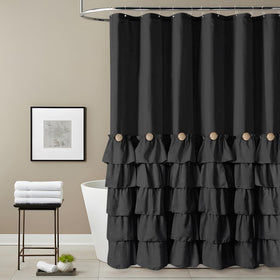 Seasonwood machine-washable curtain stays rust-free and simple to clean.