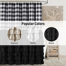Seasonwood curtain with reinforced buttonholes for secure hanging.