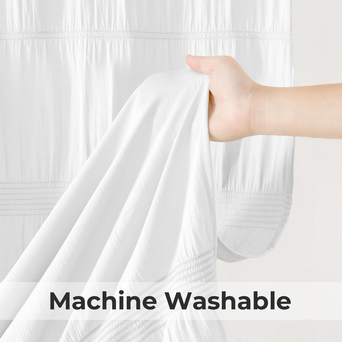 Seasonwood white curtain care guide for easy maintenance