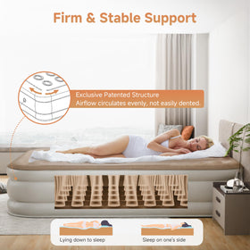 Sebor air mattress full electric pump inflates and deflates quietly