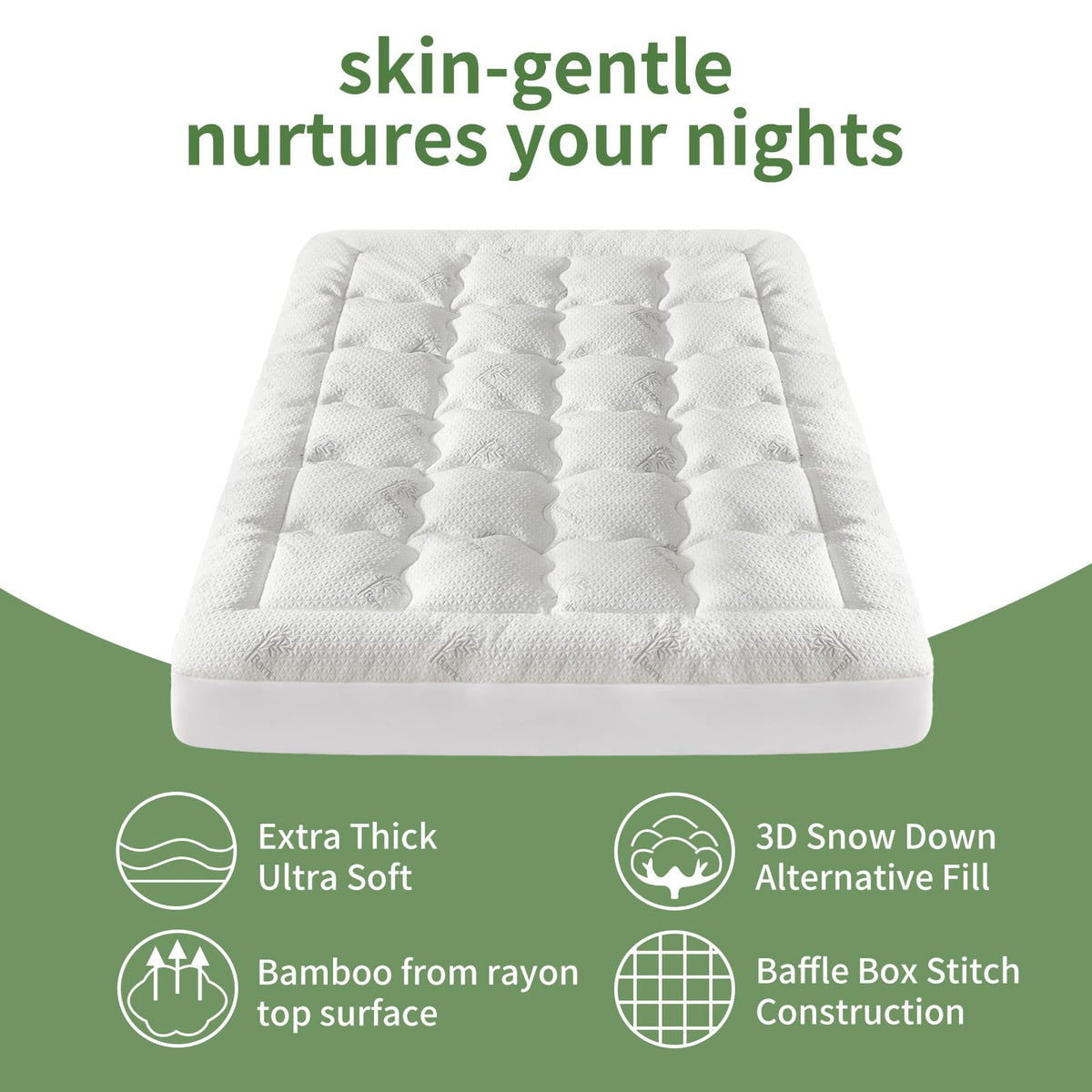Secgo machine-washable topper stays soft after washing.