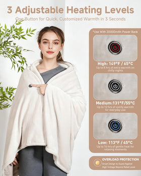 Secluded Valley 9-zone heat pattern targets chest and back for balanced warmth