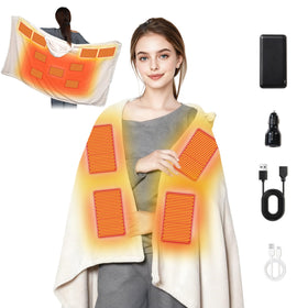 Secluded Valley hooded blanket wearable in action for cozy warmth on the go