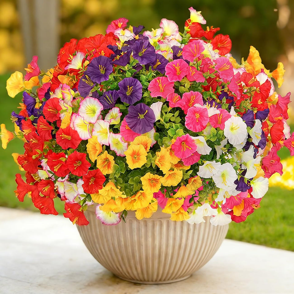 secqous morning glory bundles purple for vivid outdoor decor and fade-free color
