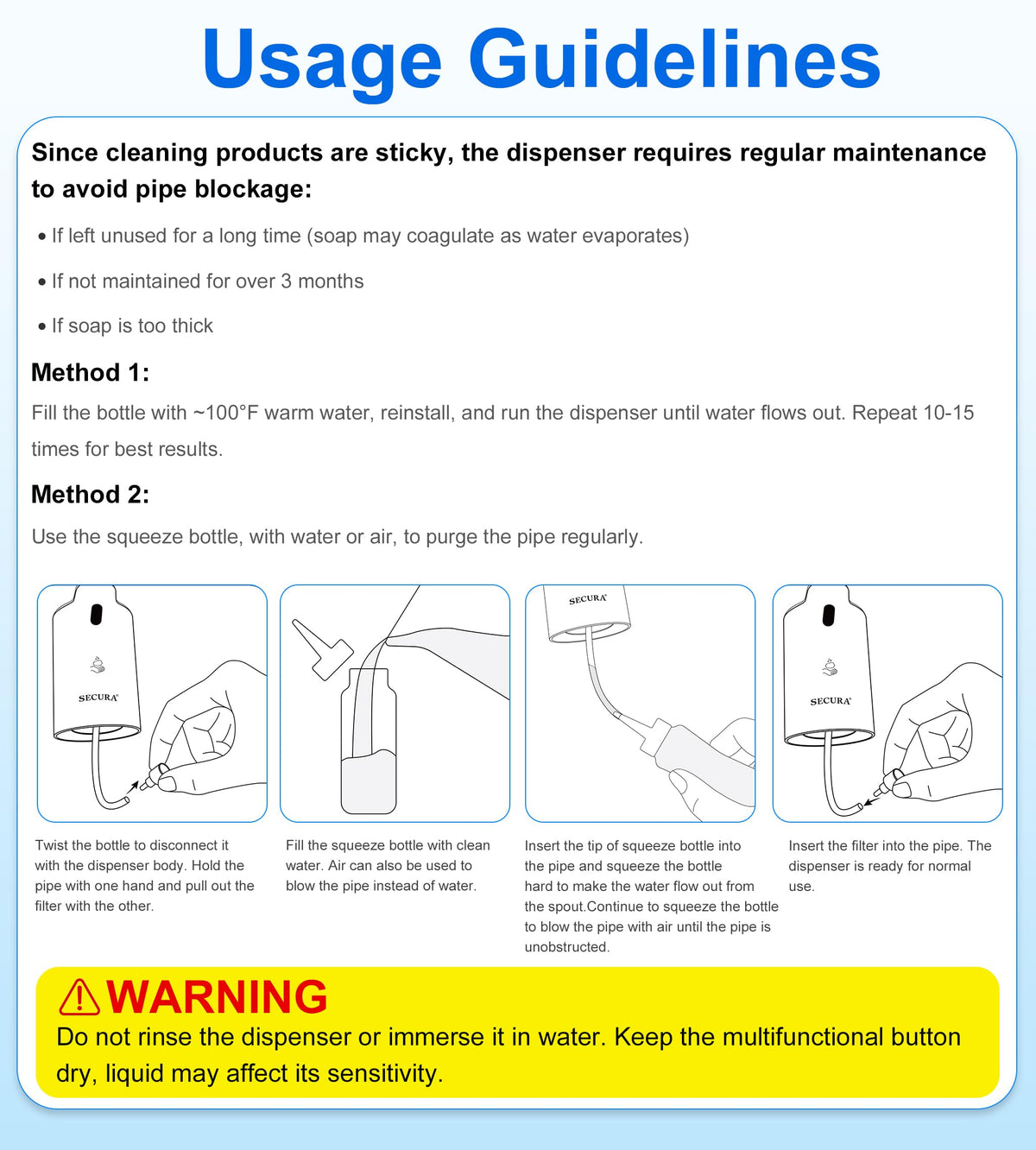 Bathroom counter setup highlights quiet, reliable operation