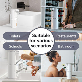 IPX5 waterproof design protects electronics from splashes during bathroom tasks