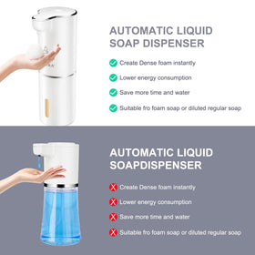 Kitchen counter setup shows convenient, hygienic dispensing at hand height