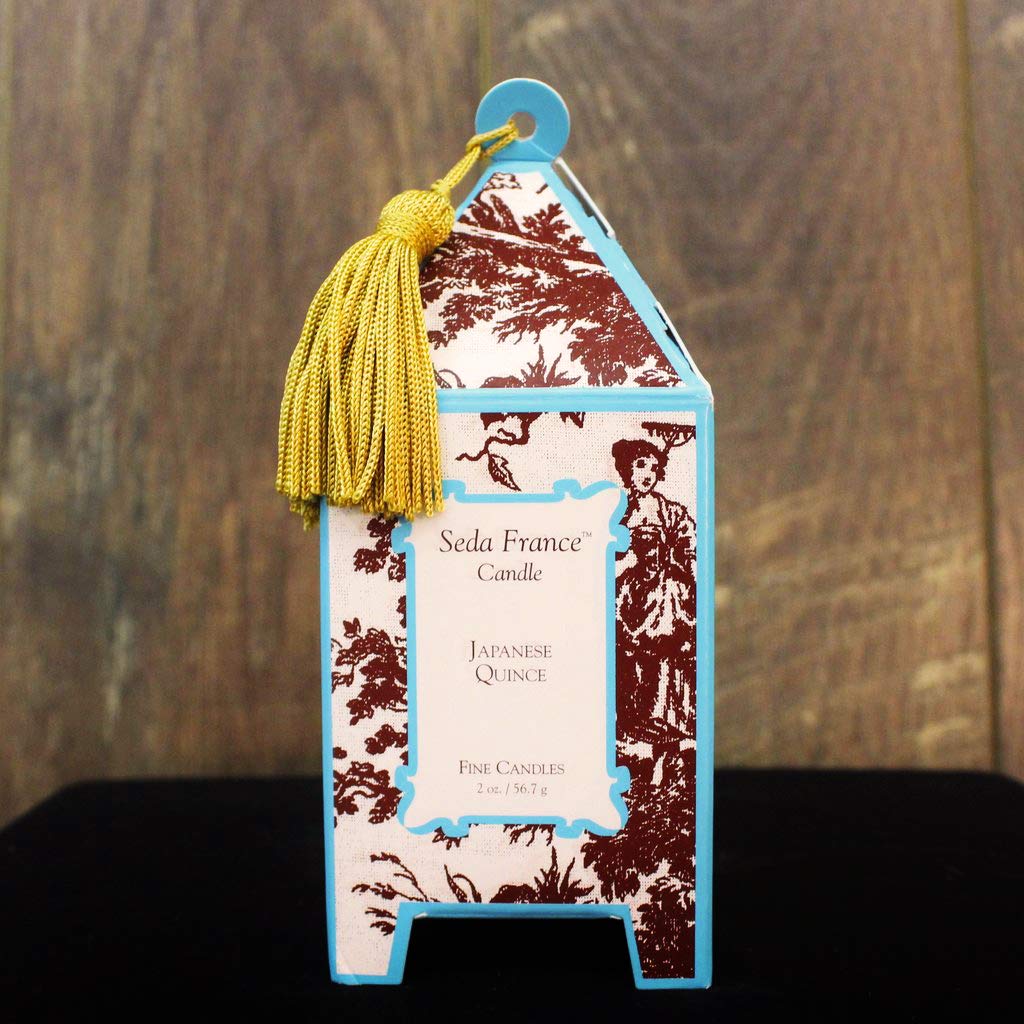 Seda France Japanese Quince candle ambience set for relaxing spaces with floral notes.