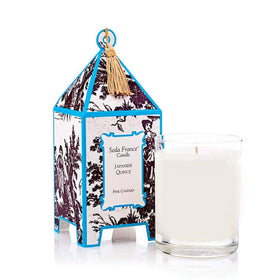 Seda France Japanese Quince candle label with premium branding and floral notes.
