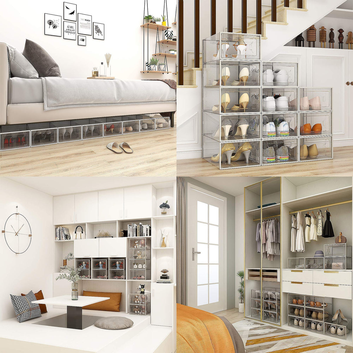 SEE SPRING entryway-organization solution reduces hall clutter.