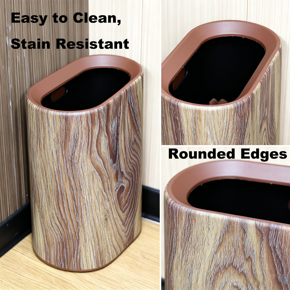 Seebemxx marble wood print adds elegant decorative touch.