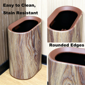 Seebemxx marble wood print adds elegant decorative touch.