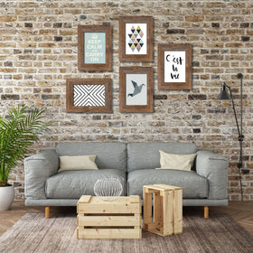 Seedling Photo Frame natural wood grain back shows sturdy build.