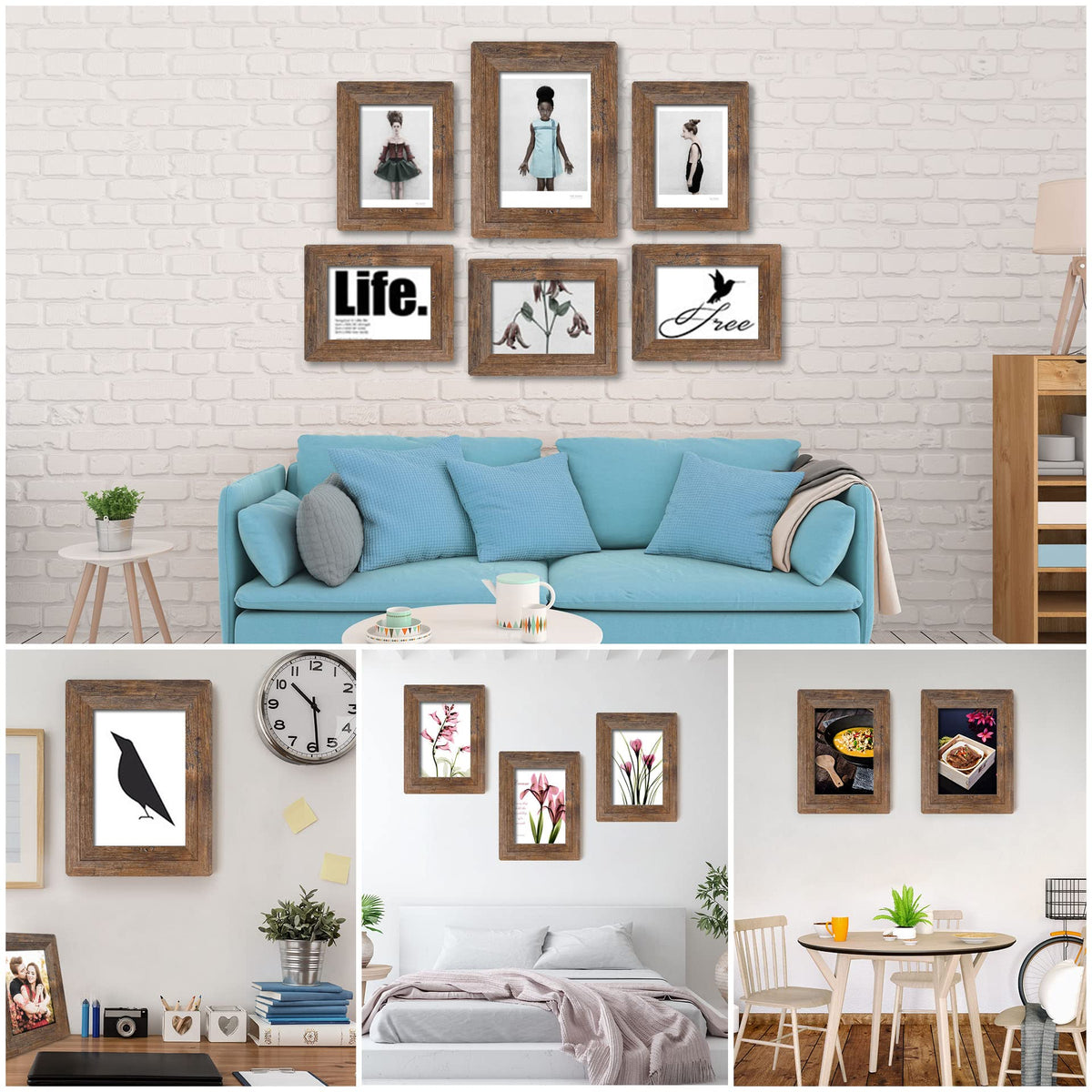 Seedling Photo Frame rounded corners detail for safety and style.