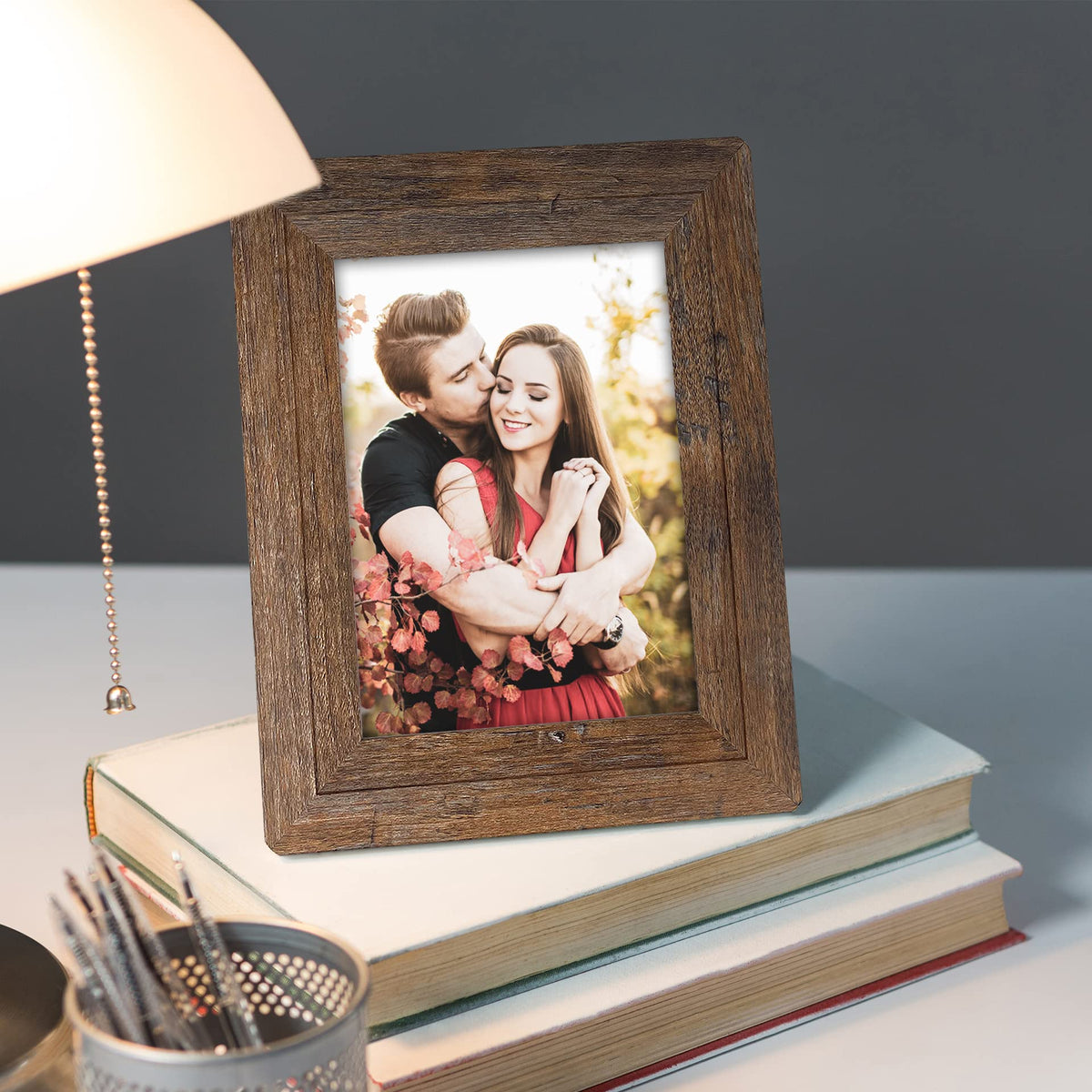 Seedling Photo Frame wall or table display option demonstrated.
