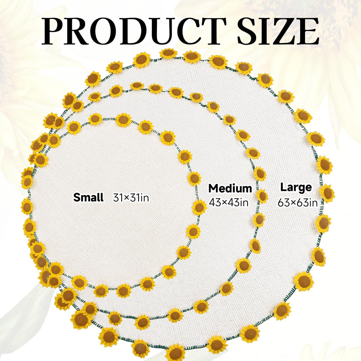 SEEGU Sunflower Bouquet Blanket room decor centerpiece vibe.