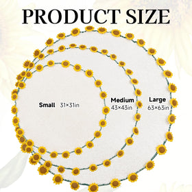 SEEGU Sunflower Bouquet Blanket room decor centerpiece vibe.