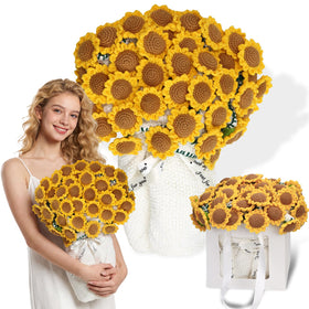 SEEGU Sunflower Bouquet Blanket travel-ready lightweight warmth.
