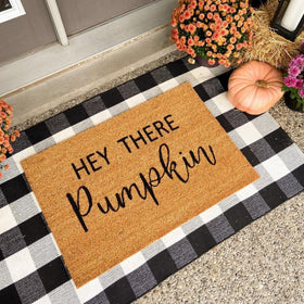 SEEKSEE buffalo plaid detail emphasizes bold black and white pattern.