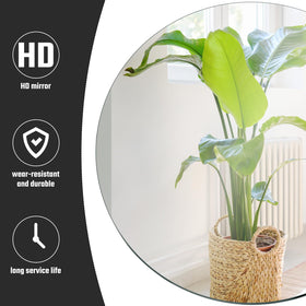Seelenruhe round mirror plate 12in versatile for gifts and decor