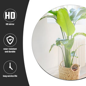 Seelenruhe round mirror tray for wedding decor and displays