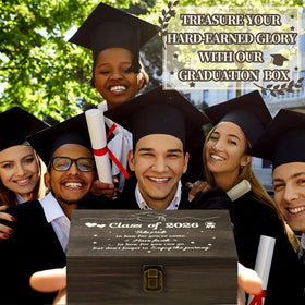 Seeloowy graduation memory box suited as a thoughtful gift for grads