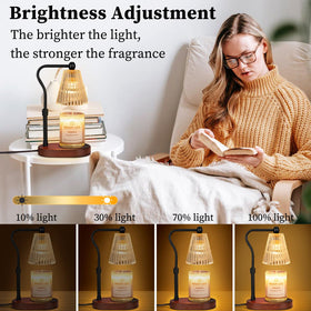 Seenlast warmer designed to work with jar candles of various sizes.