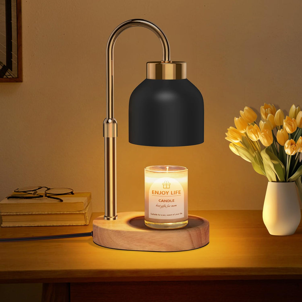 SeenLast candle warmer lamp with dimmer for customizable ambient brightness