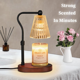 Seenlast candle warmer with dimmer for customizable brightness and heat.