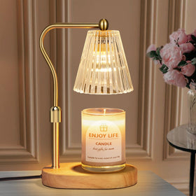 Seenlast Candle Warmer Lamp base with sturdy wood for safe daily use.