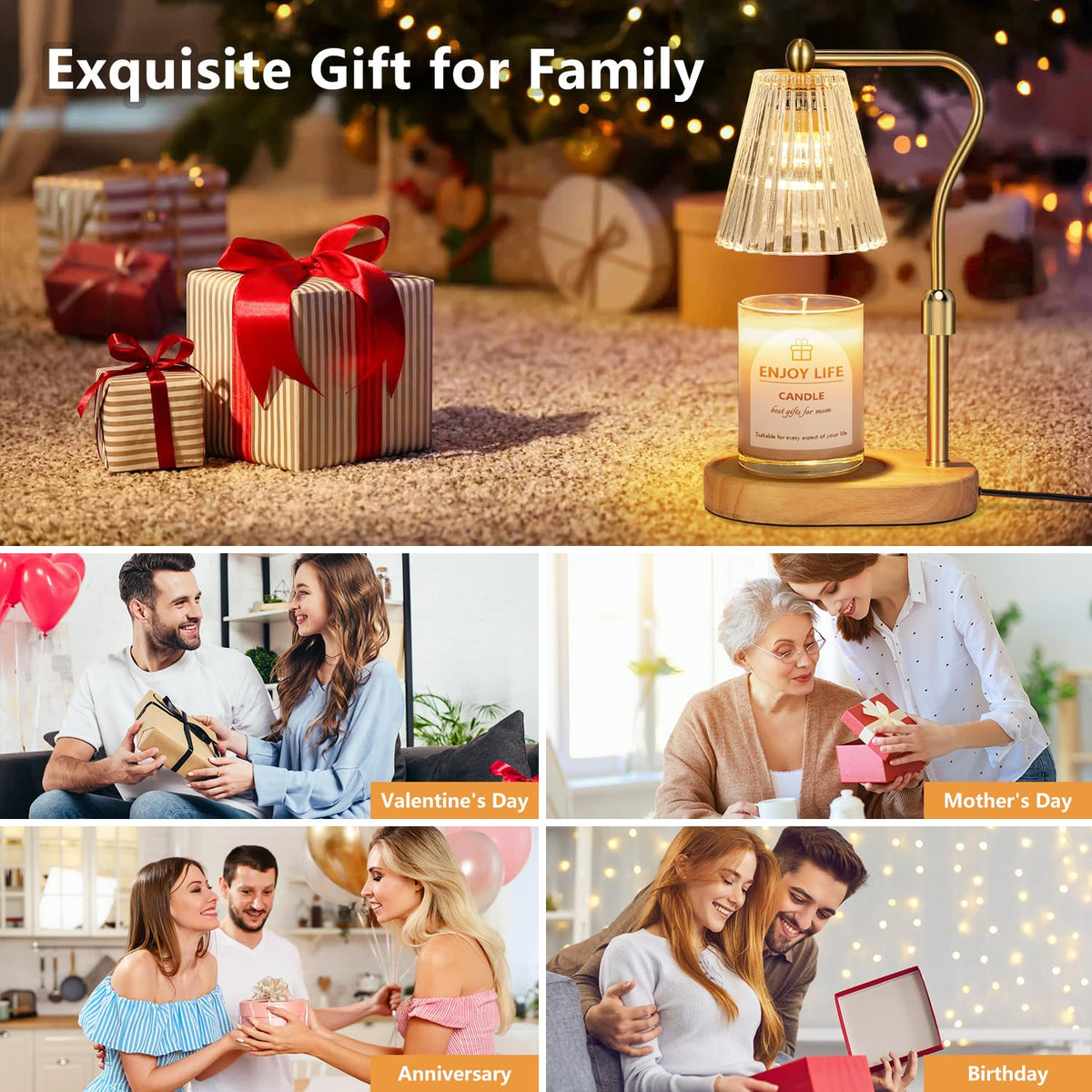 Seenlast warm ambient lighting enhances living room and bedroom decor.