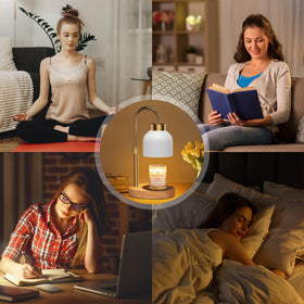 Seenlast modern candle warmer adds contemporary style while melting wax evenly.