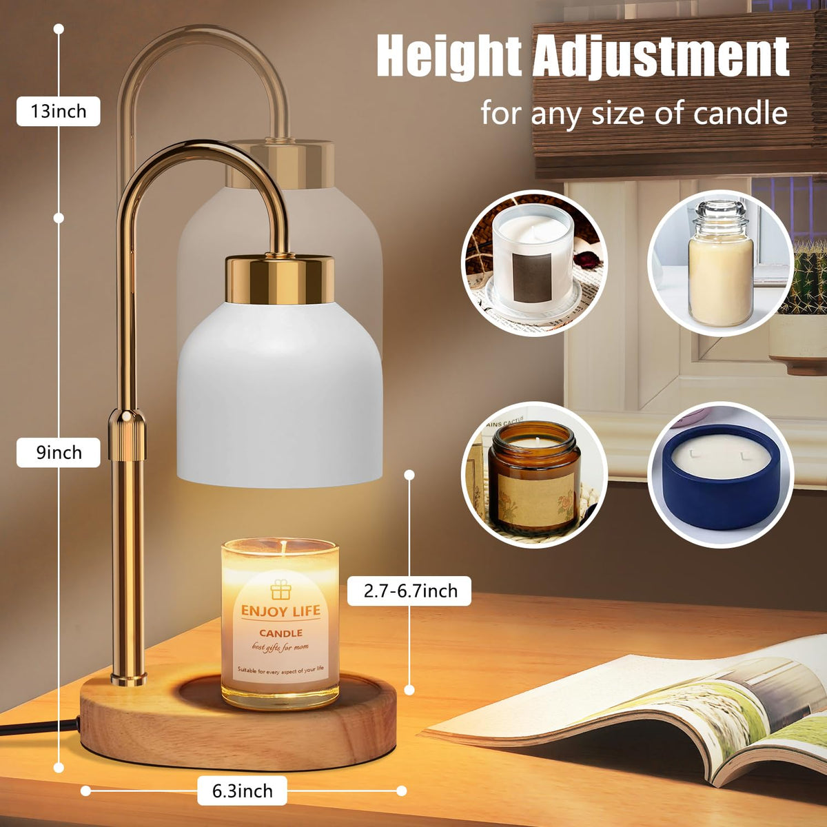 Seenlast timer-enabled warmer lets you schedule 2H/4H/8H sessions.