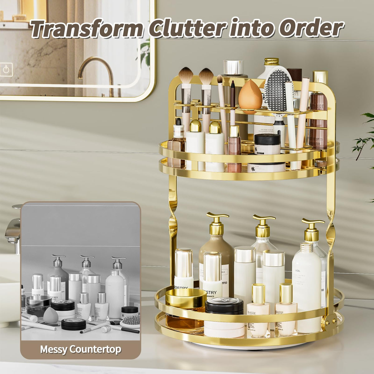 SEENWUUN gold finish complements modern and luxurious decor styles.