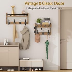 Segtenant rustic wood surface with black iron accents for vintage flair