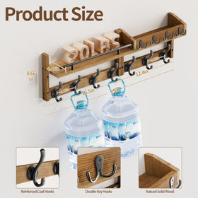 Segtenant wall mount shelf display for compact organization