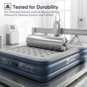 Sekey 18-inch real-bed height makes getting in and out easier.