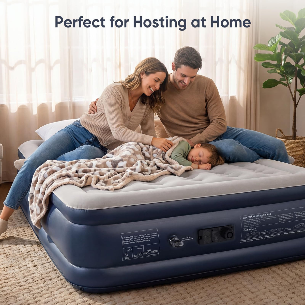 Sekey anti-deflation system with internal coils prevents middle sag for stability.