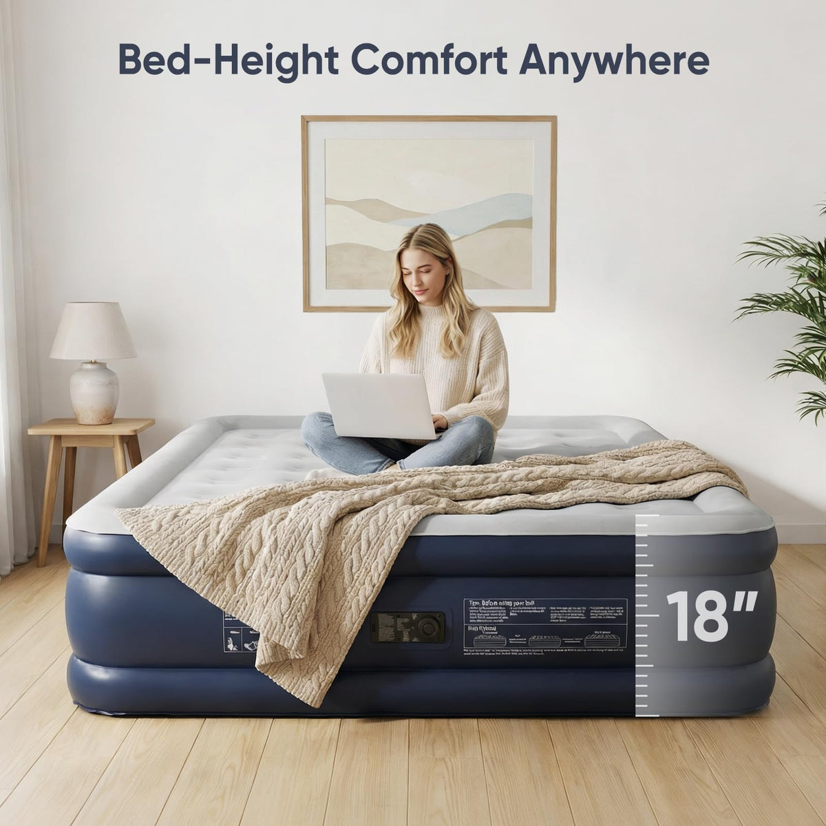 Sekey multi-layer base with insulation guards against cold floors.