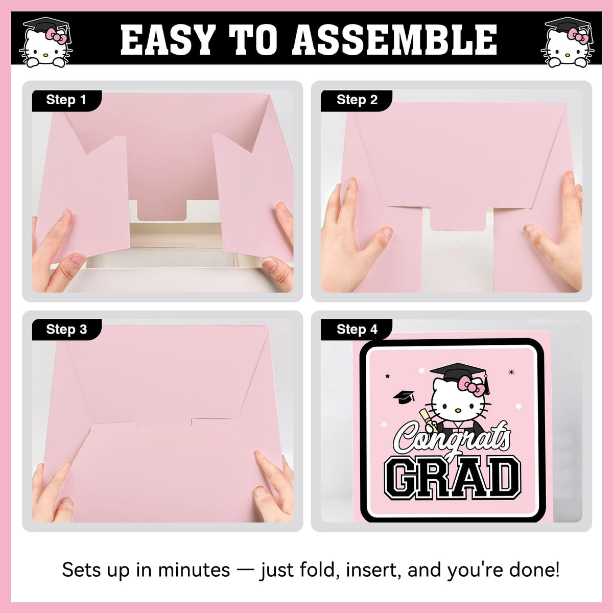 SEL balloon arch assembly kit to create a polished graduation backdrop