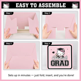 SEL balloon arch assembly kit to create a polished graduation backdrop