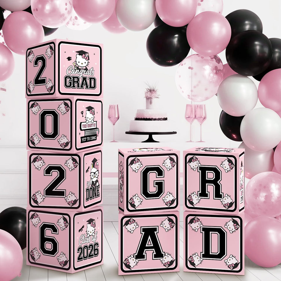 SEL pink confetti balloons 12in ideal for festive graduation decor