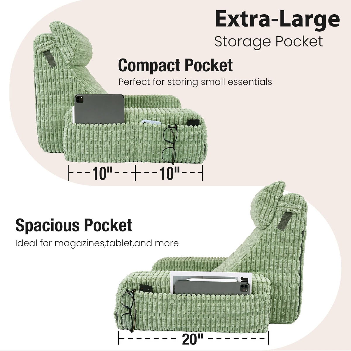 Selectico pillow with high-density foam maintains shape over time