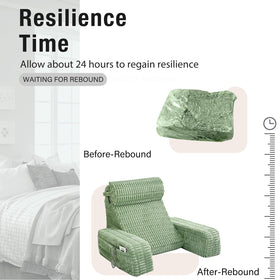 Removable washable cover on the Selectico pillow for easy cleaning