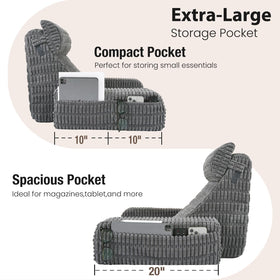 Selectico back pillow high-density foam filling maintains shape for lasting daily comfort.