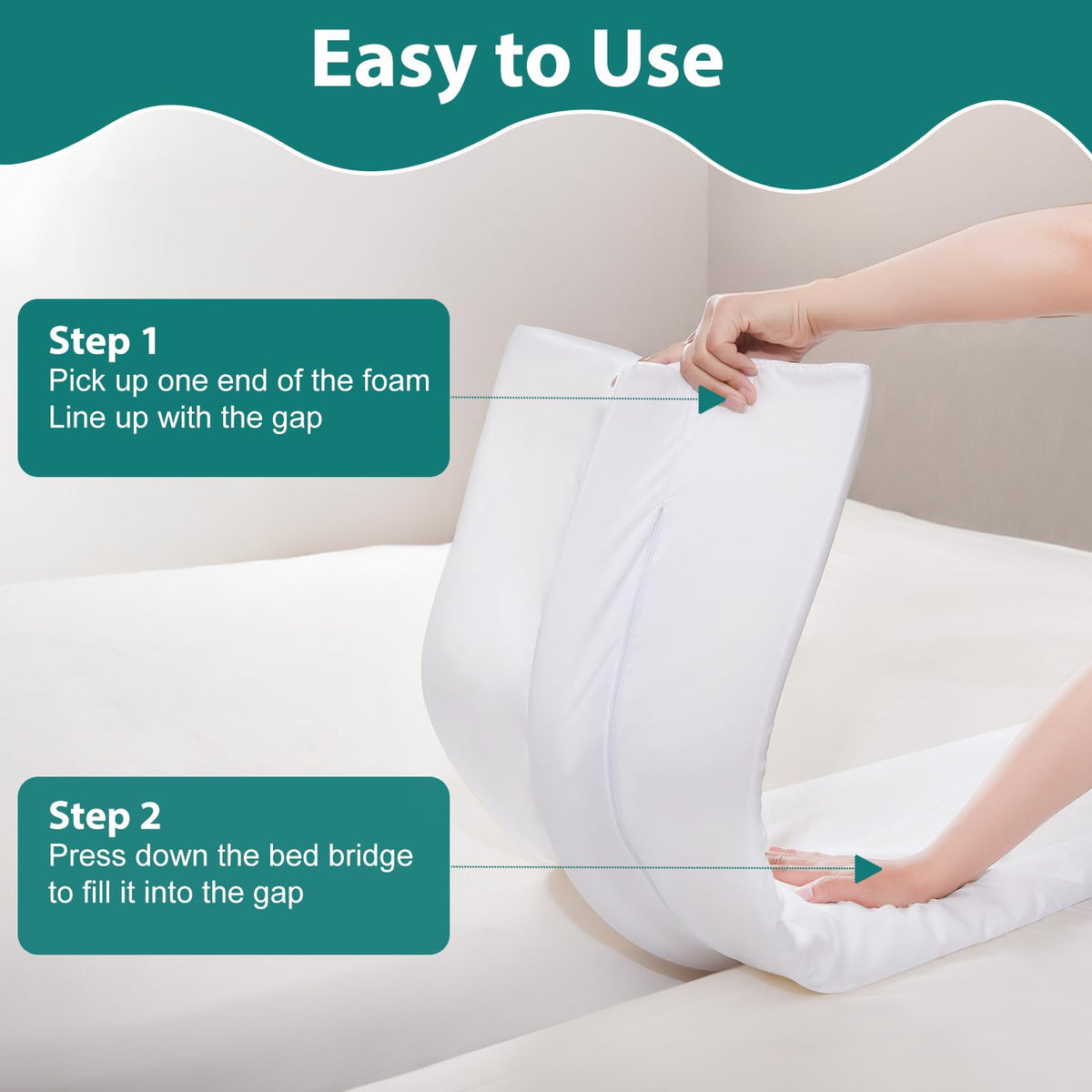 Selectico high-density foam core resists sag and maintains shape