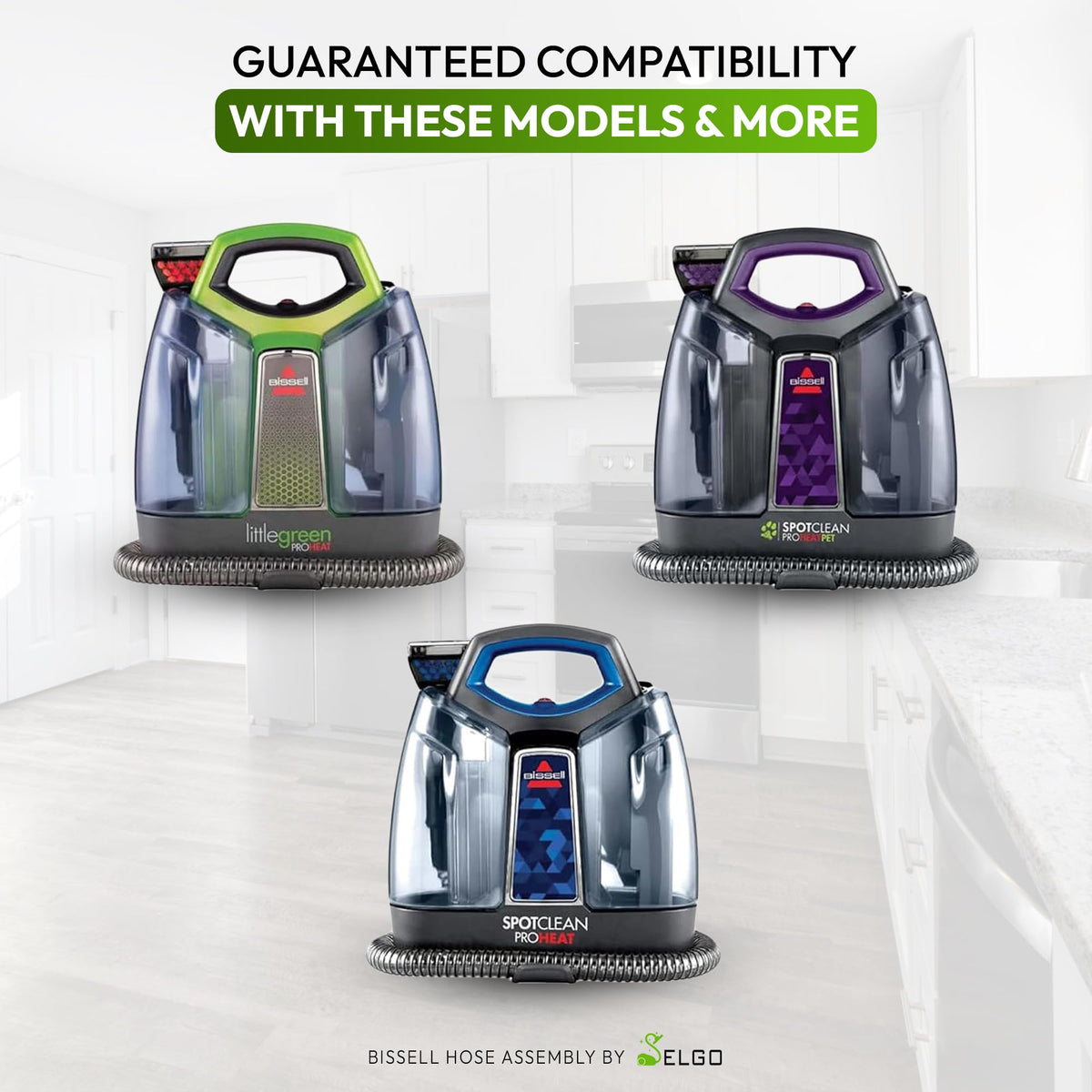 Selgo Bissell SpotClean compatibility ensures reliable replacement for compatible models.