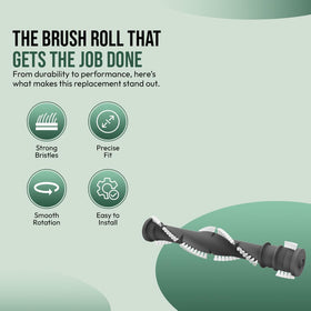 Selgo bristle close-up highlights durable design for daily vacuuming.